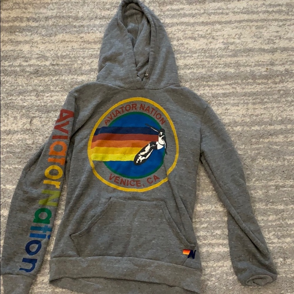 Aviator nation pull over hoodie